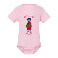 "ANGELA BOO" ONESIE - PINK