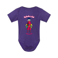 "ANGELA BOO" ONESIE - PURPLE