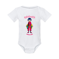 "ANGELA BOO" ONESIE - WHITE