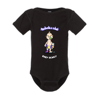 "BABY DEWEY" ONESIE - BLACK