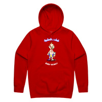 "BABY DEWEY" TODDLER HOODIE - RED