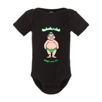 "BABY YU YU" ONESIE - BLACK