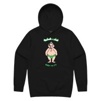 "BABY YU YU" TODDLER HOODIE - BLACK