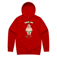 "BABY YU YU" ADULT HOODIE - RED