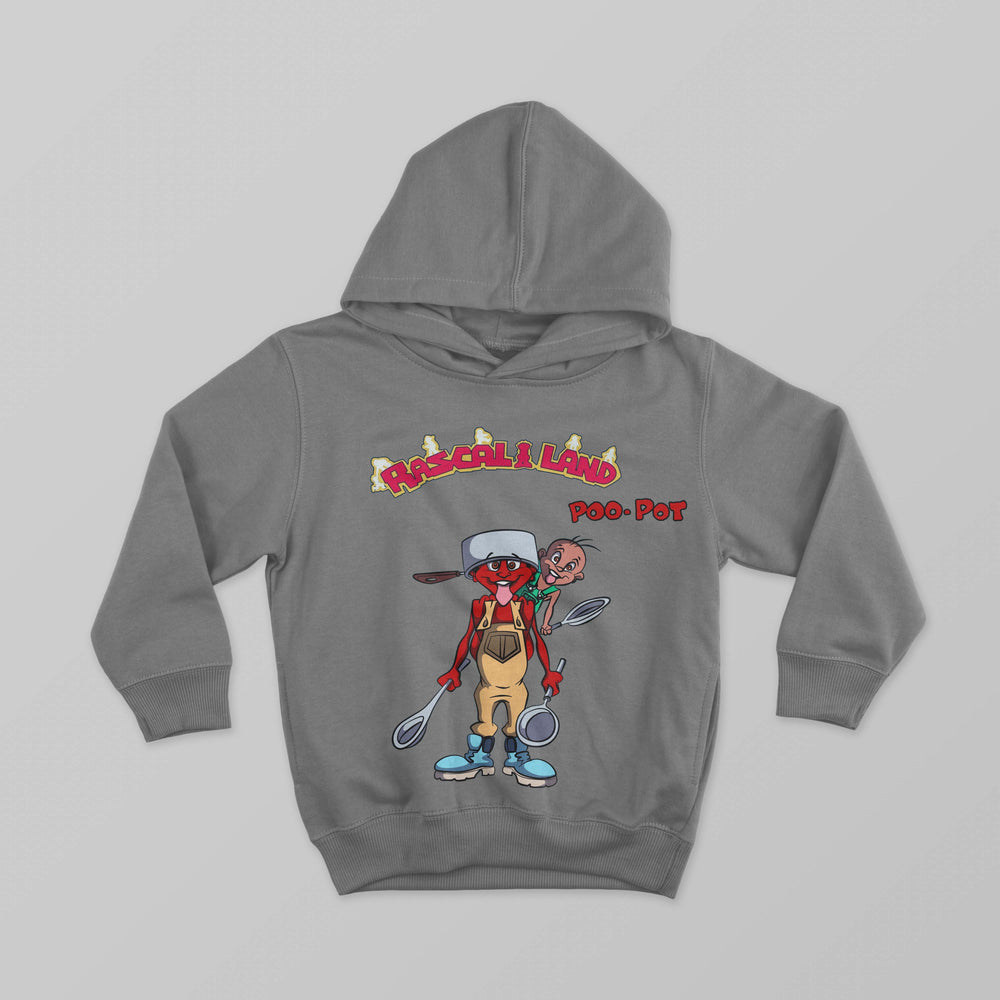 Poo Pot Hoodie - Grey