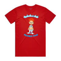 "MOONER MAN" ADULT TEE - RED
