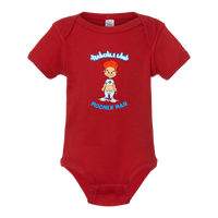 "MOONER MAN" ONESIE - RED