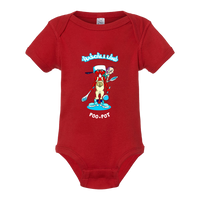 "POO POT" ONESIE - RED