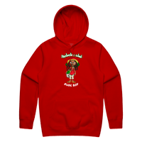 "RUDE BOY" TODDLER HOODIE - RED