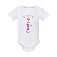 "SASSY" ONESIE - WHITE